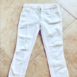 MIH Straight Leg 4 pocket White Jeans Size 29